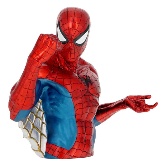 MARVEL - Metallic Spider-Man Bust Bank / Money Box