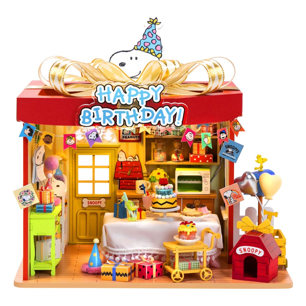 PANTASY : PEANUTS - Puremind Construction Birthday Party Building Block Set