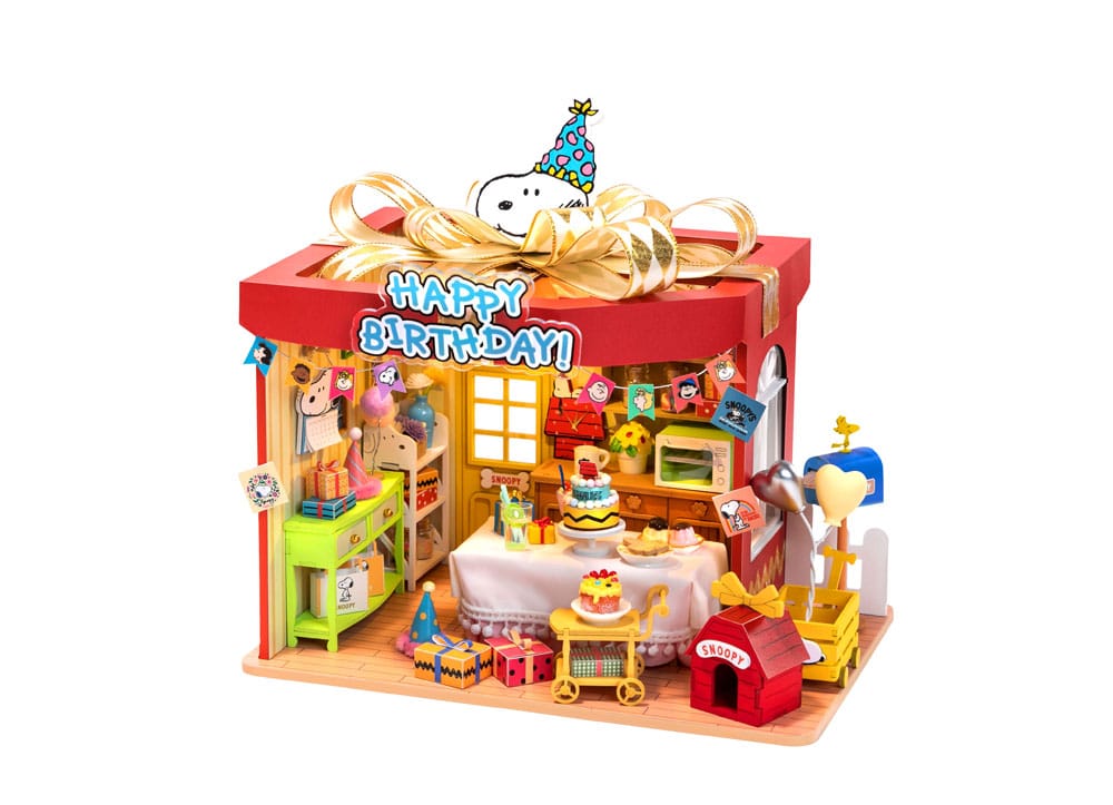 PANTASY : PEANUTS - Puremind Construction Birthday Party Building Block Set