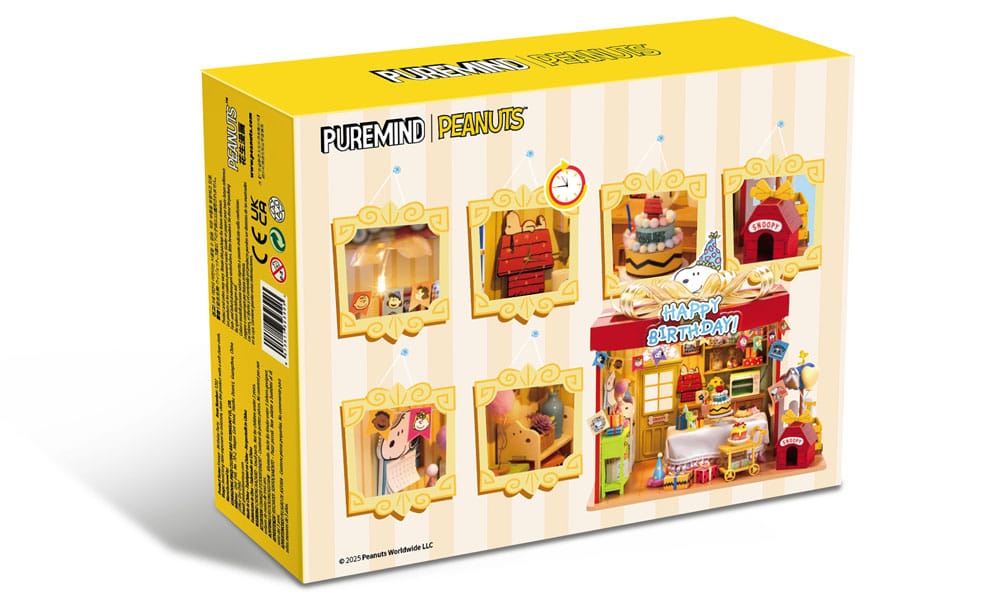 PANTASY : PEANUTS - Puremind Construction Birthday Party Building Block Set