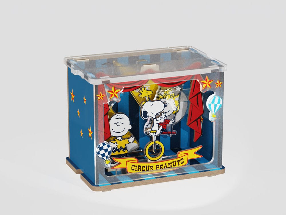 PANTASY : PEANUTS - Puremind Construction Mini Scene Talent Show  Wooden Building Set