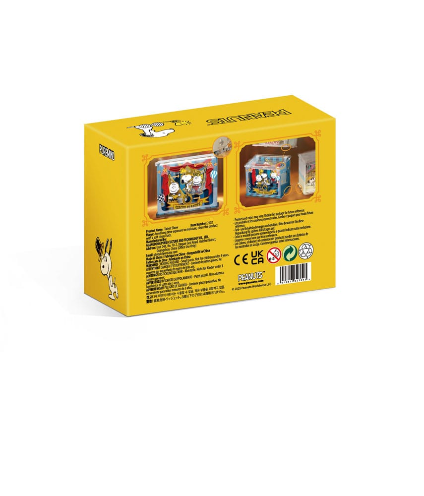 PANTASY : PEANUTS - Puremind Construction Mini Scene Talent Show  Wooden Building Set