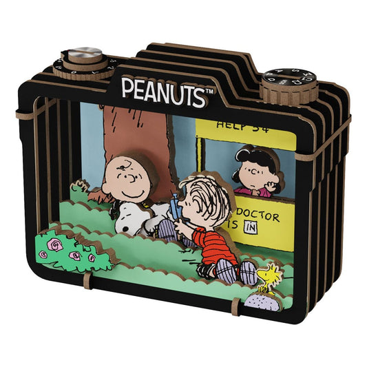 PANTASY : PEANUTS - Puremind Construction Summer Snapshot Wooden Theater Building Set