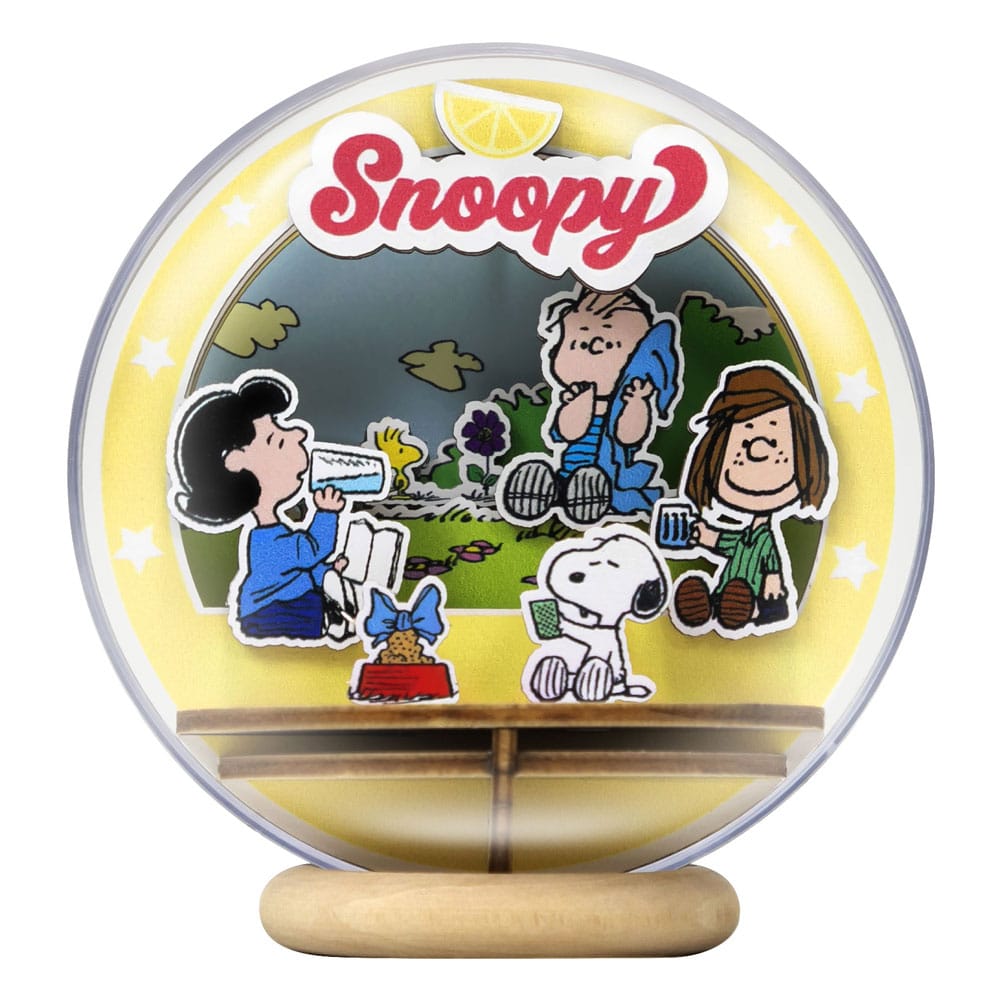 PANTASY : PEANUTS - Puremind Construction Theater Globe Picnic Party Wooden Building Set
