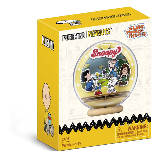 PANTASY : PEANUTS - Puremind Construction Theater Globe Picnic Party Wooden Building Set