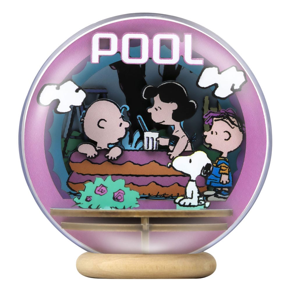PANTASY : PEANUTS - Puremind Construction Theater Globe Cool Pool Wooden Building Set