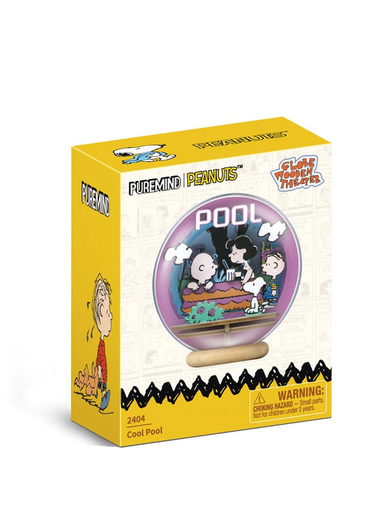 PANTASY : PEANUTS - Puremind Construction Theater Globe Cool Pool Wooden Building Set