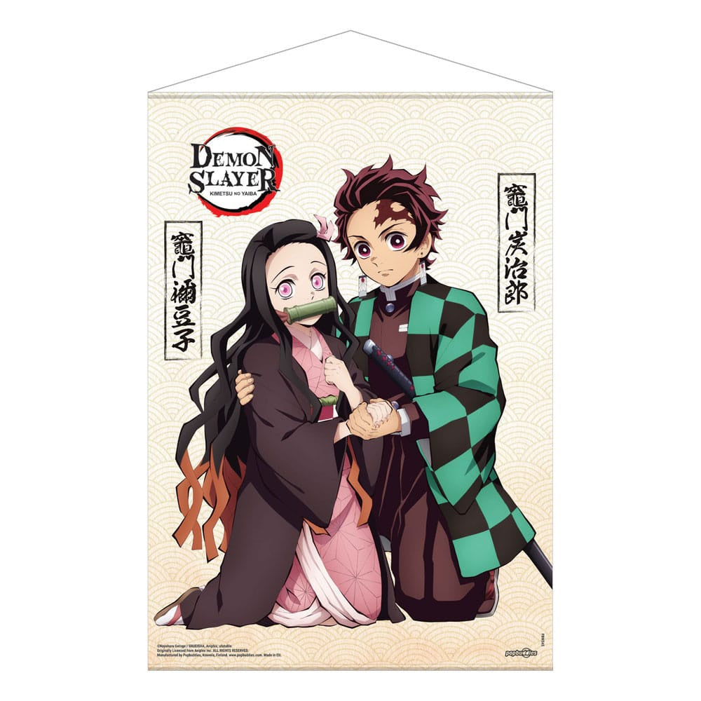 DEMON SLAYER - Tanjiro & Nezuko Kamado Wallscroll