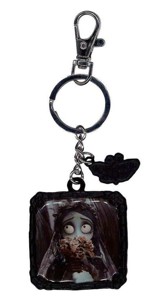 CORPSE BRIDE - Flowers Metal Keyring