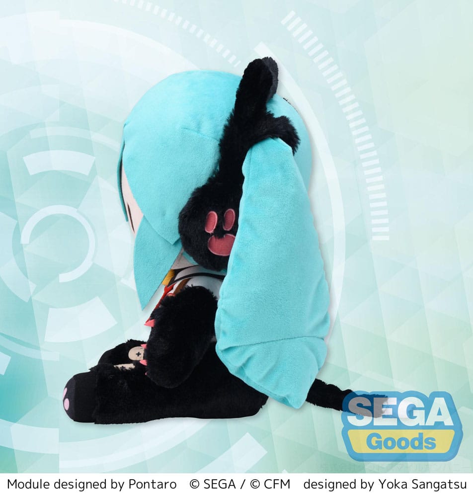 HATSUNE MIKU - Hatsune Miku Kitty Cat LL Project Diva Arcade Future Tone Fuwa Petit Sega Goods Plush