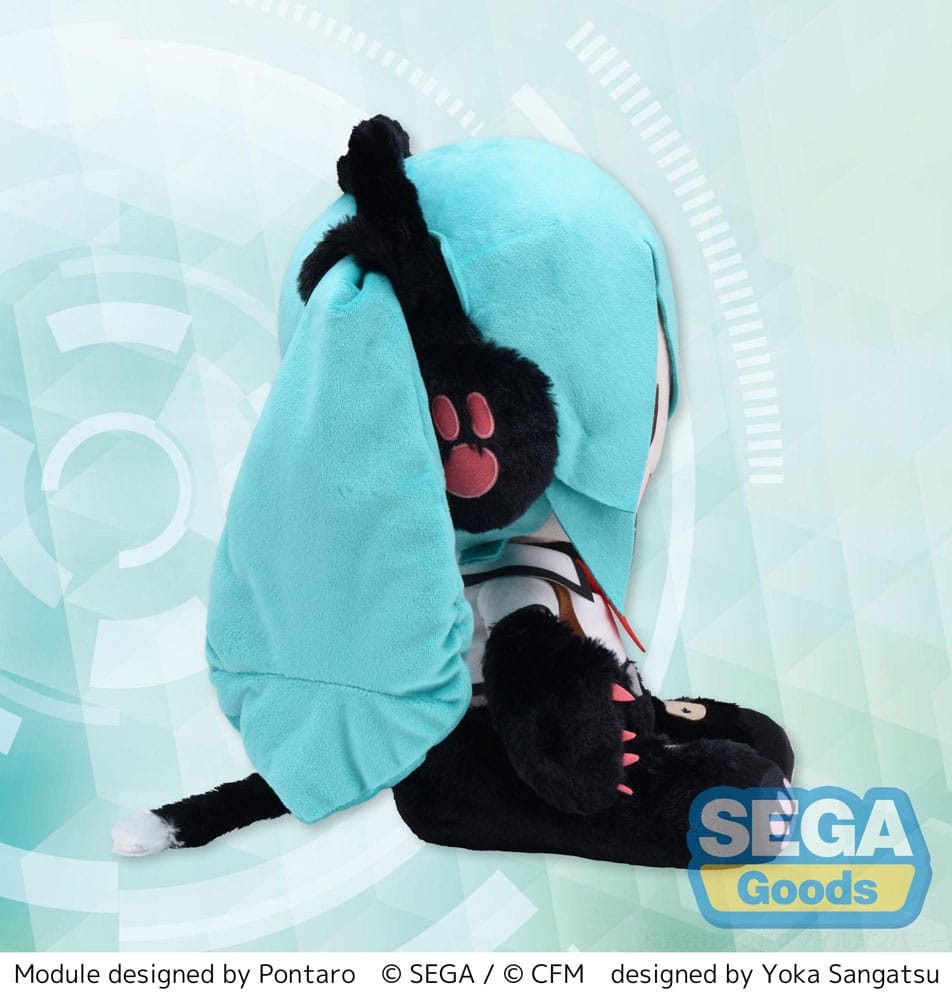 HATSUNE MIKU - Hatsune Miku Kitty Cat LL Project Diva Arcade Future Tone Fuwa Petit Sega Goods Plush