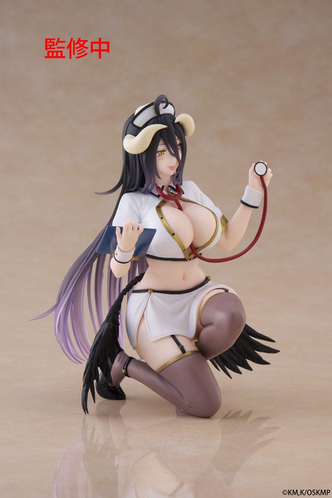 OVERLORD - Albedo Nurse Ver. Desktop Cute Taito Figure