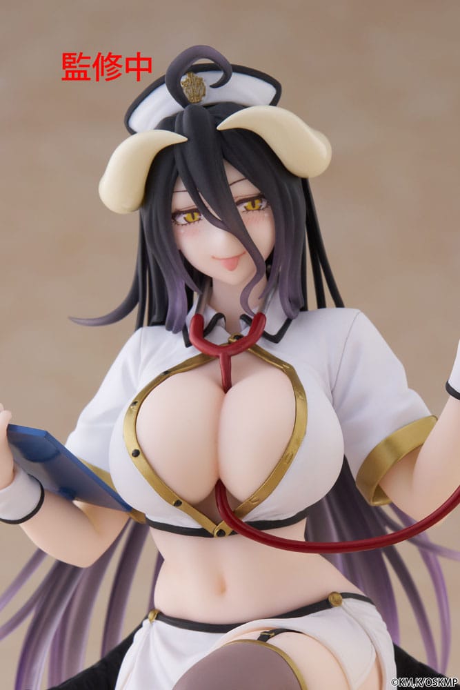 OVERLORD - Albedo Nurse Ver. Desktop Cute Taito Figure