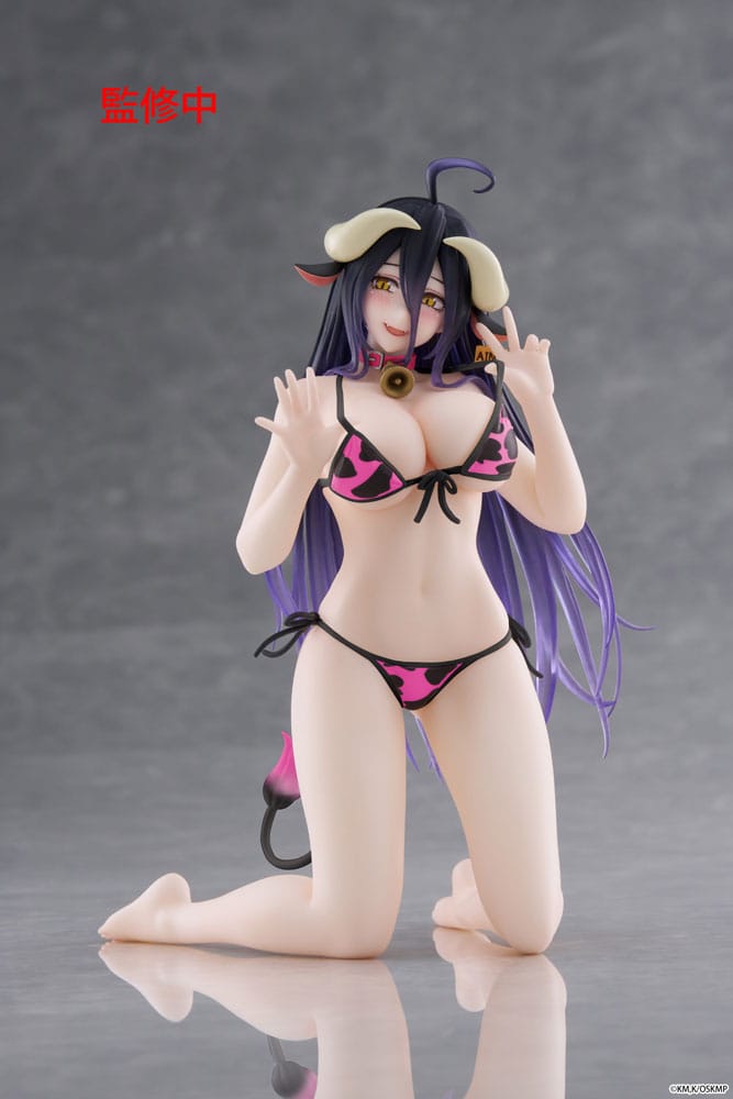OVERLORD - Albedo Cow-Print Swimsuit Ver. Desktop Cute Taito Figure