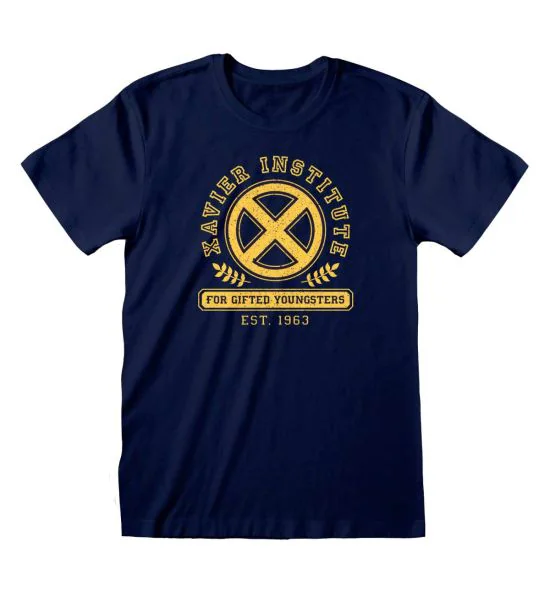MARVEL : X-MEN - Xavier Institute French Navy T-Shirt
