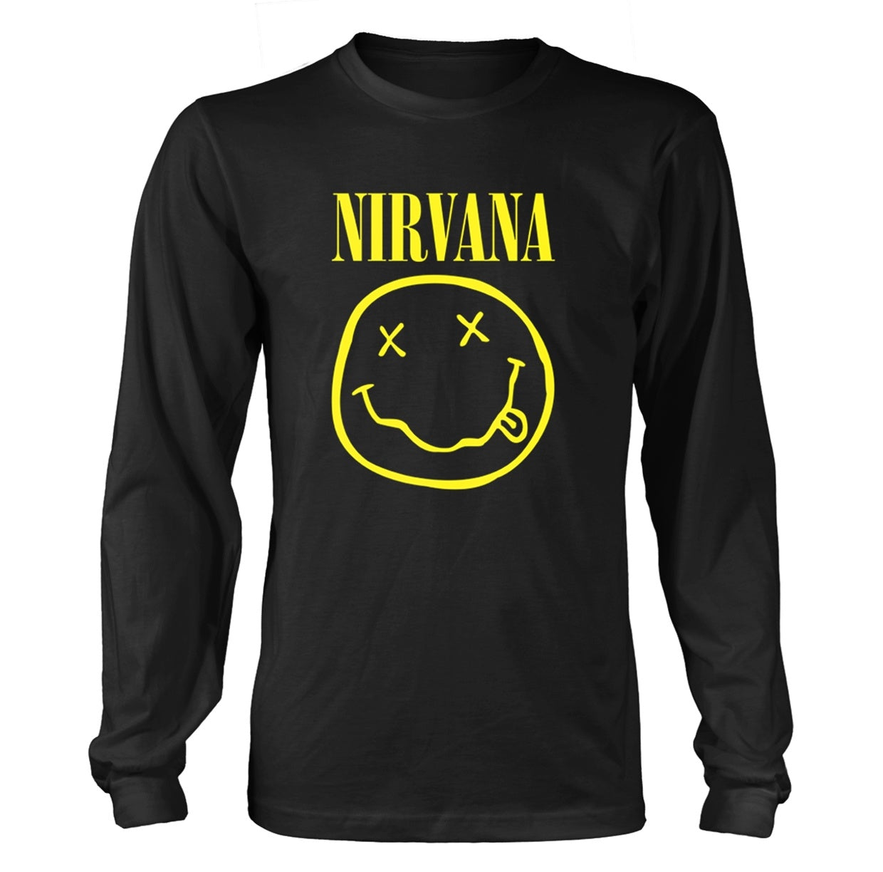 NIRVANA - Smiley Long Sleeve T-Shirt