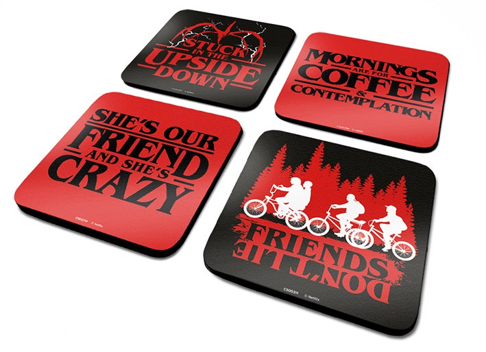 STRANGER THINGS - Phrases Set Of 4 Coasters