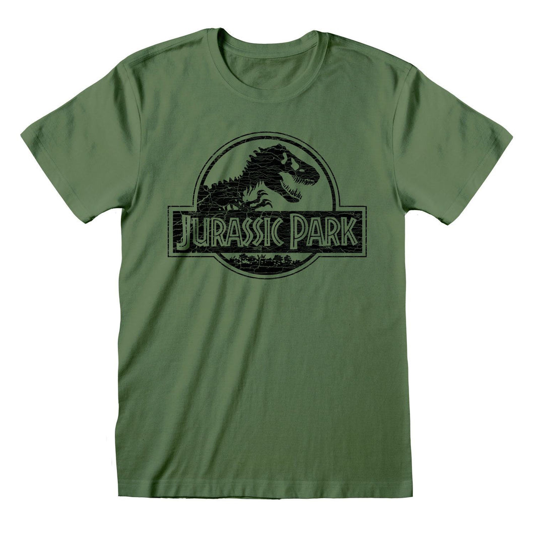 JURASSIC PARK - Mono Logo Green T-Shirt