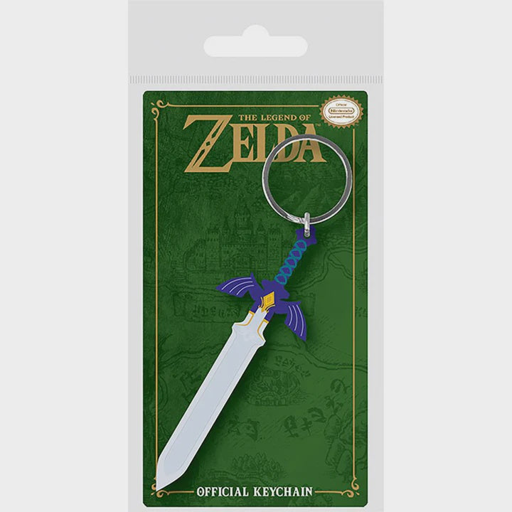 Legend Of Zelda - Master Sword Rubber Keychain