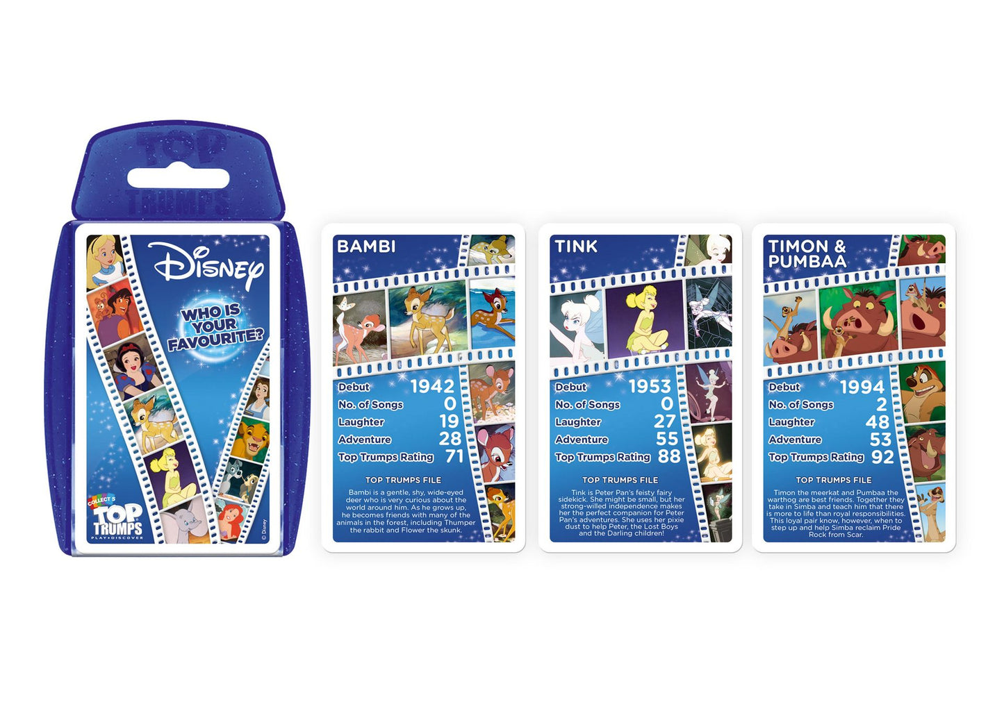 TOP TRUMPS - Disney Classics Who is Your Favourite?
