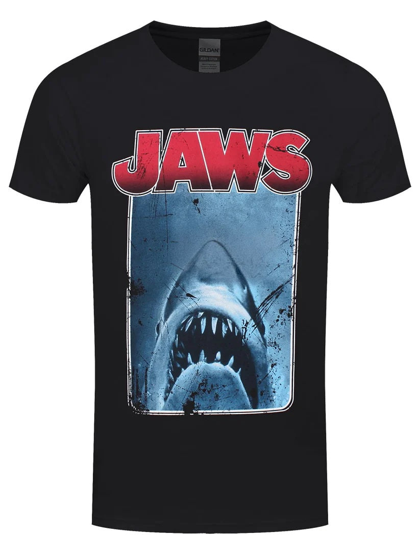 JAWS - Poster Black T-Shirt