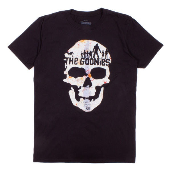 GOONIES - Skull Black T-Shirt