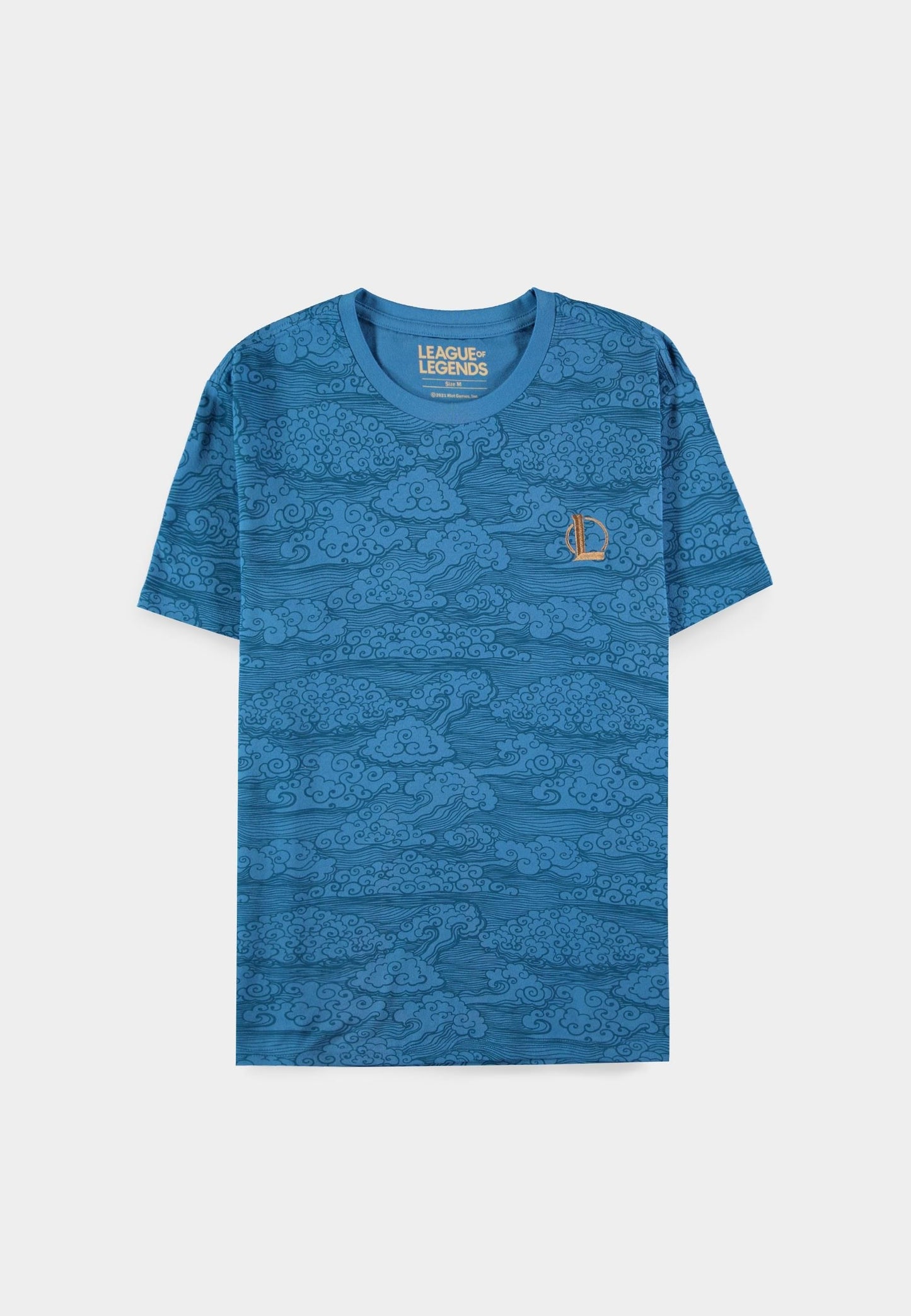 LEAGUE OF LEGENDS - Yasuo Men's Blue Short Sleeved T-shirt
