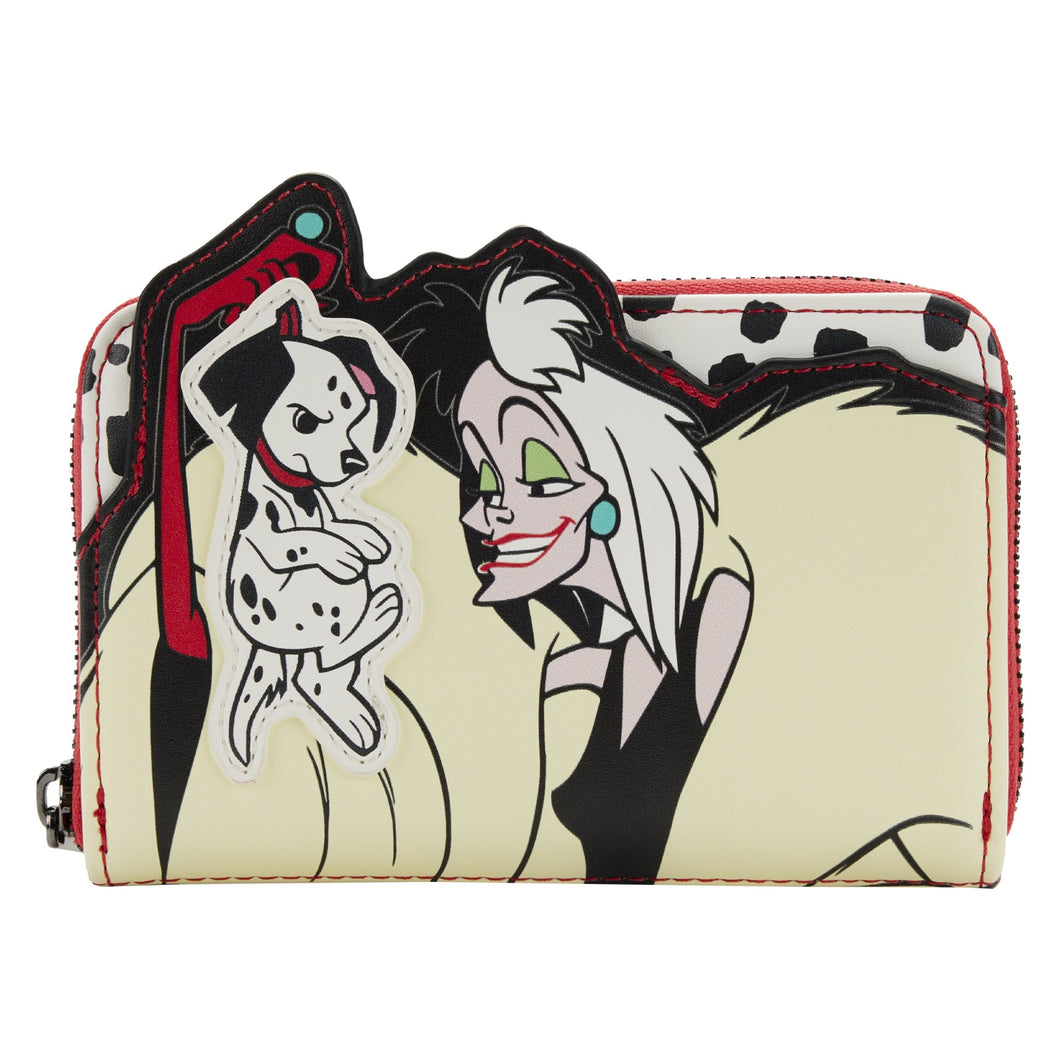LOUNGEFLY : DISNEY - 101 Dalmatians Villains Scene Cruella Purse