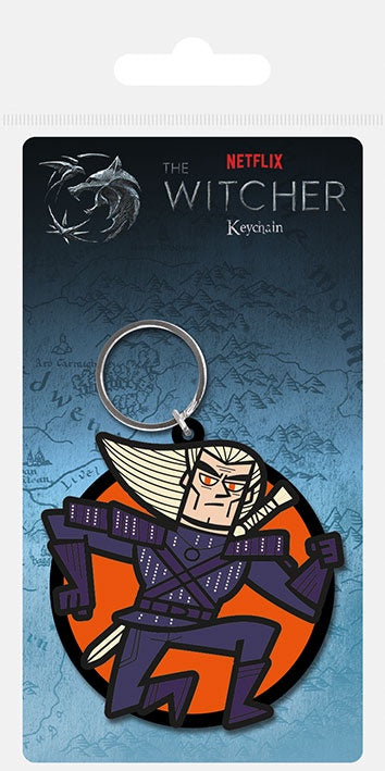 WITCHER - Geralt Rubber Keychain