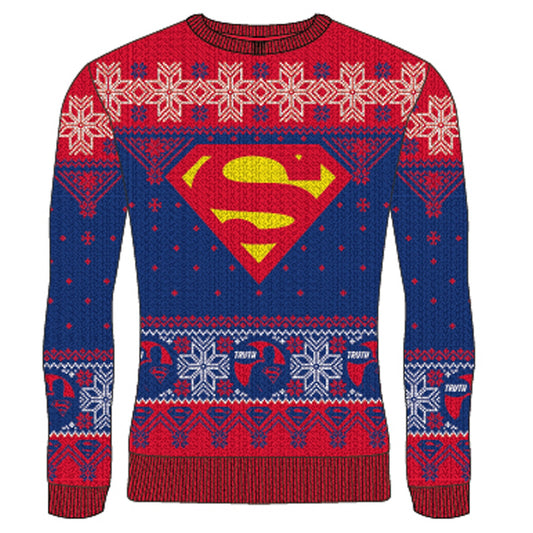 DC : SUPERMAN - Logo Christmas Jumper
