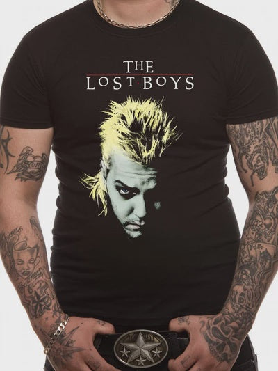 LOST BOYS - David Face & Logo T-Shirt