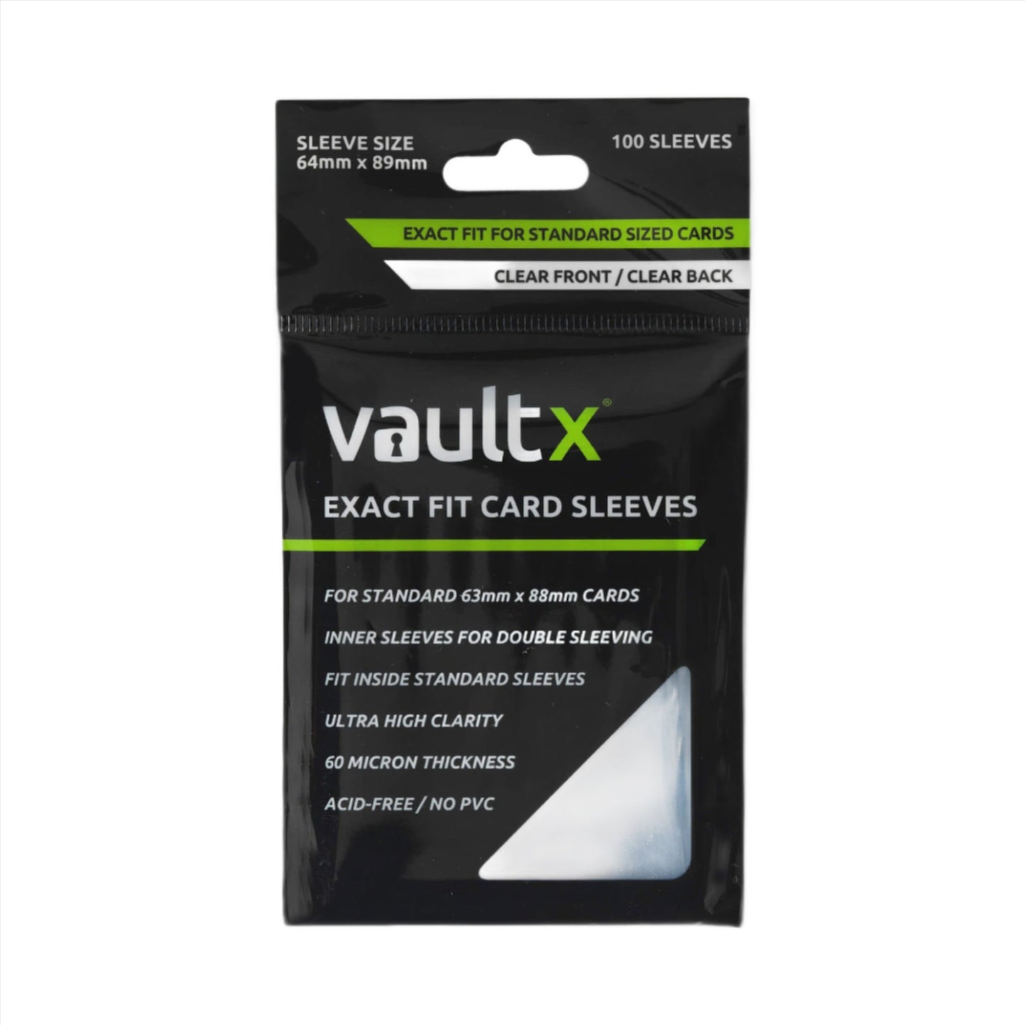 VAULT X - Exact Fit Card Sleeves (100)