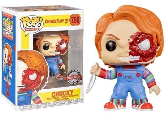 CHILD'S PLAY - Chucky Half (BD) #798 Funko Pop!