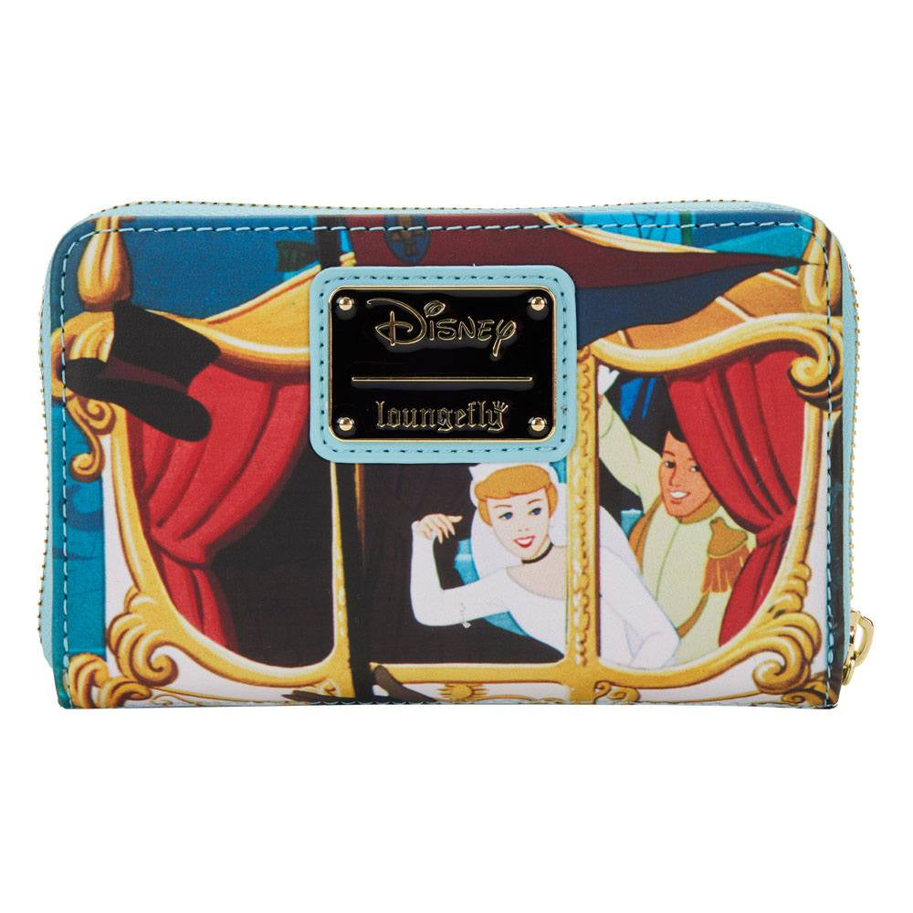 LOUNGEFLY : DISNEY - Cinderella Princess Scene Zip Around Purse