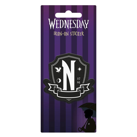 WEDNESDAY - Nevermore Iron On Patch