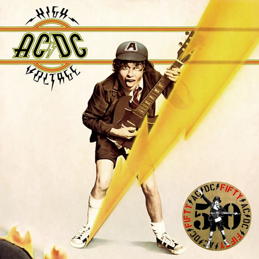 AC/DC - High Voltage 50th Anniversary Special Edition Gold Coloured Vinyl Album