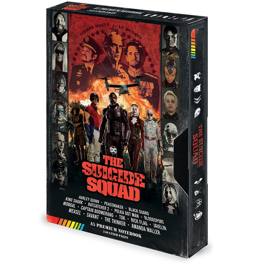 DC : THE SUICIDE SQUAD - VHS Retro Notebook
