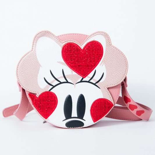 DANIELLE NICOLE : DISNEY - Minnie Mouse Heart Cross Body Bag