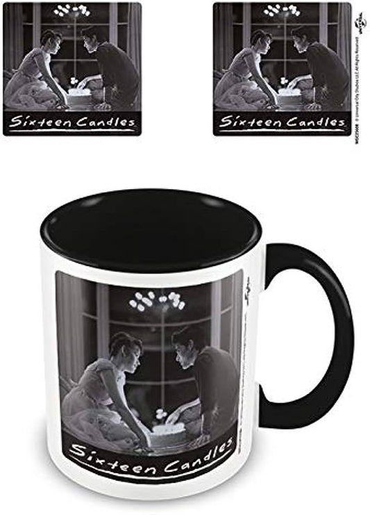 SIXTEEN CANDLES - Make A Wish Black Inner Mug