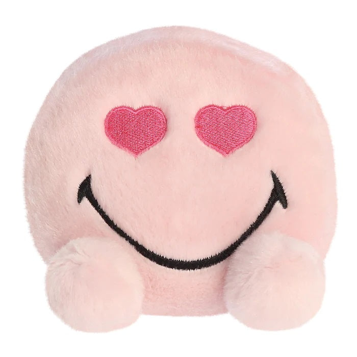 PALM PALS : SMILEY WORLD - Heart Eyes Plush