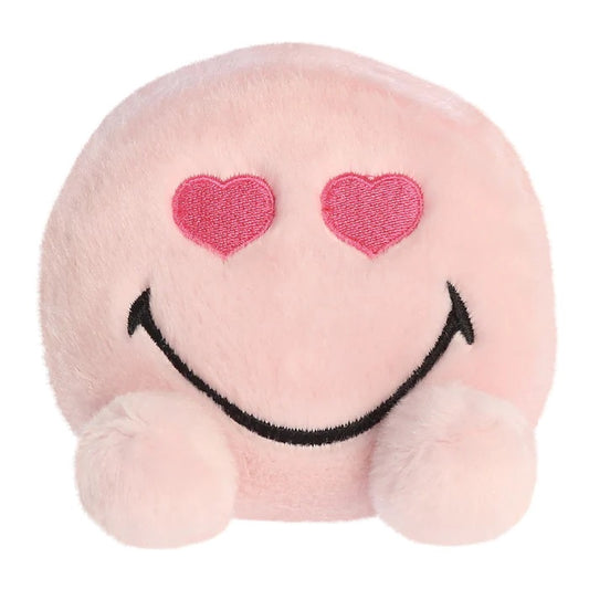 PALM PALS : SMILEY WORLD - Heart Eyes Plush