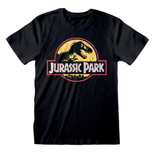 JURASSIC PARK - Original Logo Distressed T-Shirt