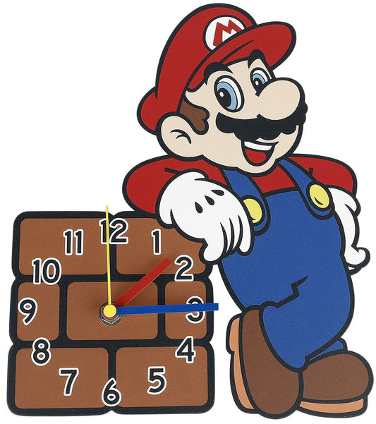 MARIO - Shaped Wall Clock