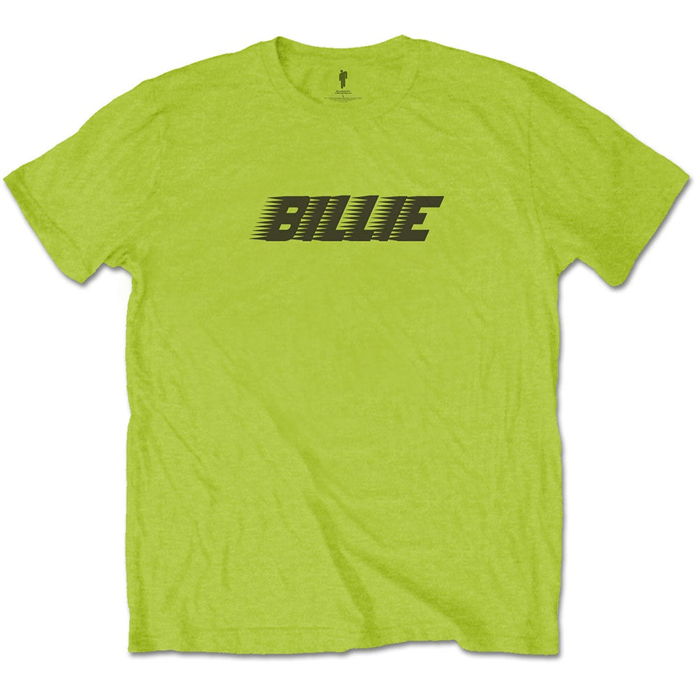BILLIE EILISH - Racer Logo Lime Green T-Shirt
