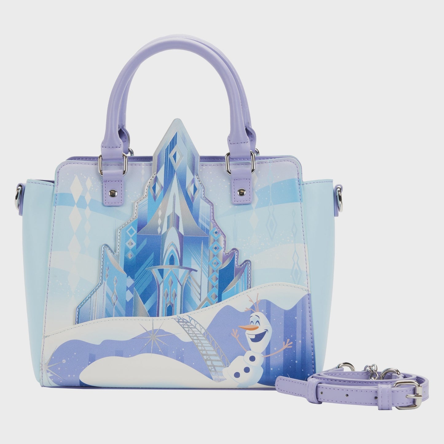 LOUNGEFLY : DISNEY - Frozen Princess Castle Crossbody Bag