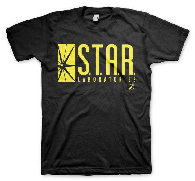 DC : FLASH - STAR Labs Black/Yellow T-Shirt