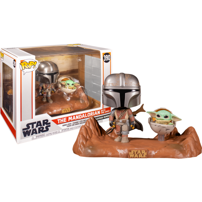 STAR WARS : MANDALORIAN - Mandalorian W/ The Child #390 Funko Pop!