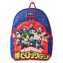 Load image into Gallery viewer, LOUNGEFLY : MY HERO ACADEMIA - Group Debossed Logo Mini Backpack
