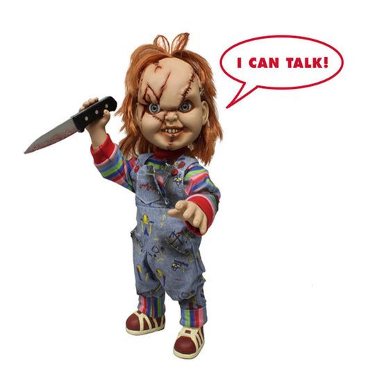 CHILD'S PLAY - Chucky Scarred 15" Talking Figure