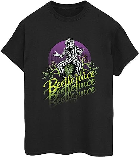 BEETLEJUICE - Purple Circle T-Shirt